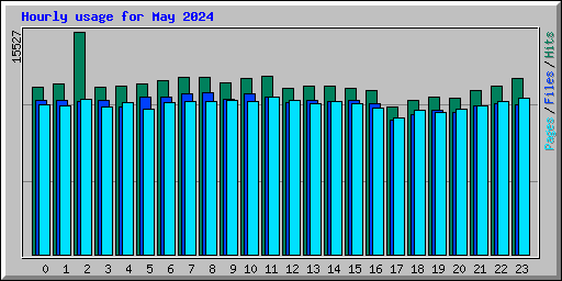 Hourly usage for May 2024